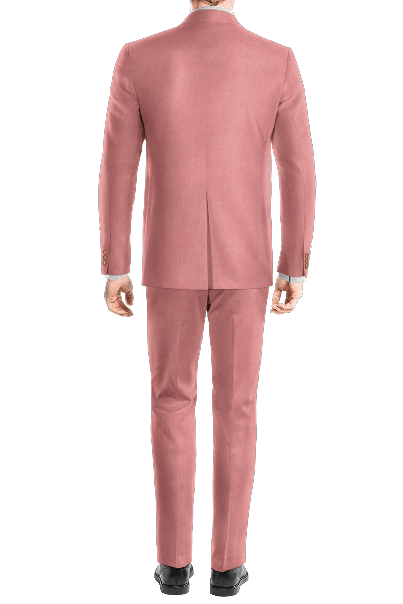 Blush Pink Slim fit 3 piece 1-Button Suit