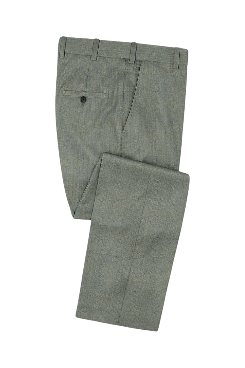 Green 2 Piece Notch Lapel 2-Button Suit