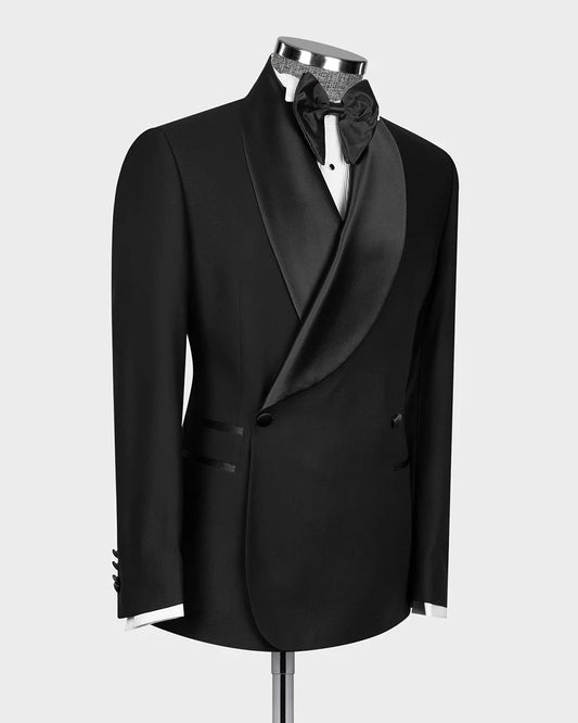 Black Two-button 2-piece Tuxedo