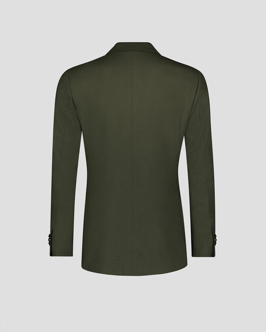 Dark Green 2-piece Peak Lapel double-breasted suit