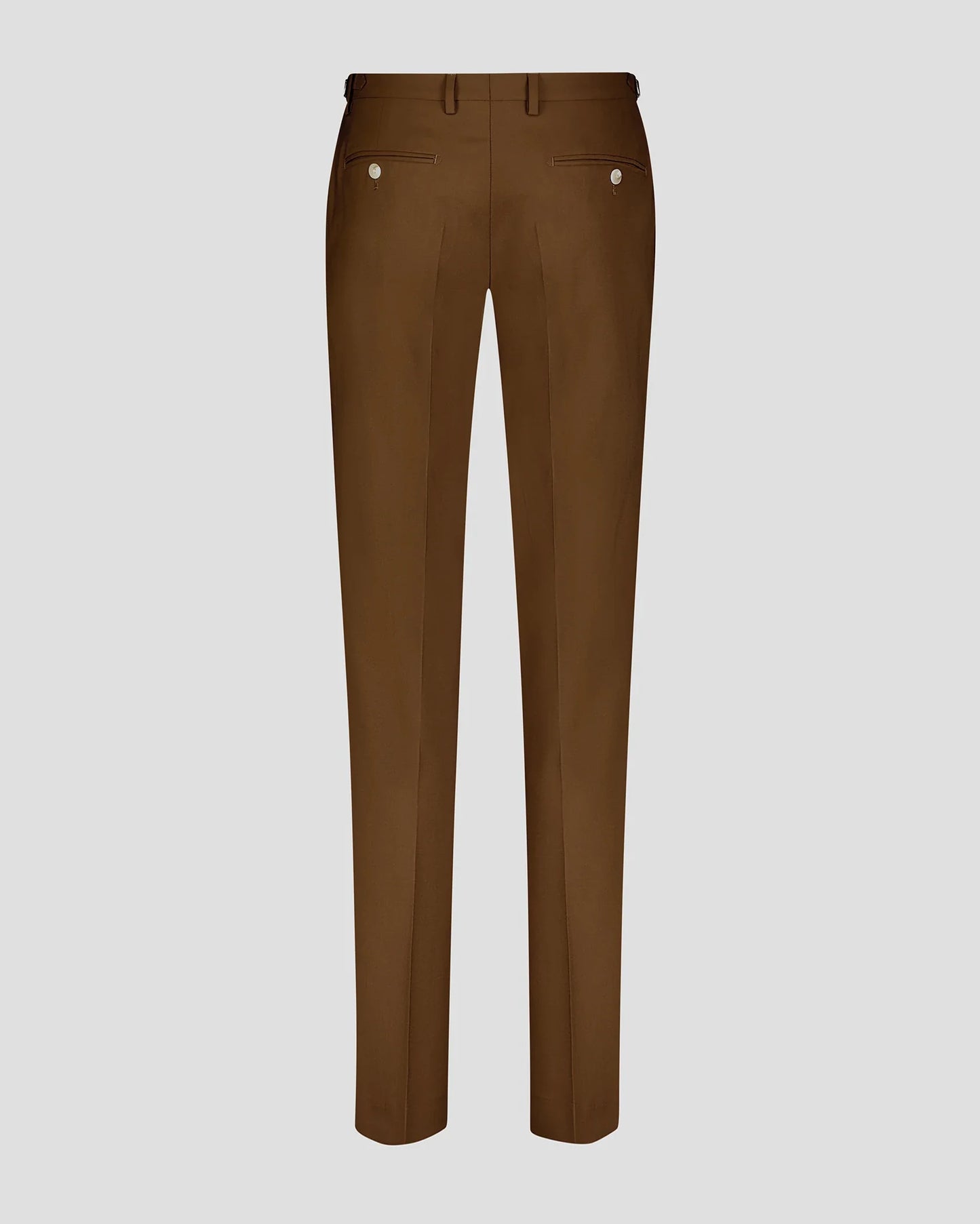 Brown Notch Lapel Single-breasted Suit