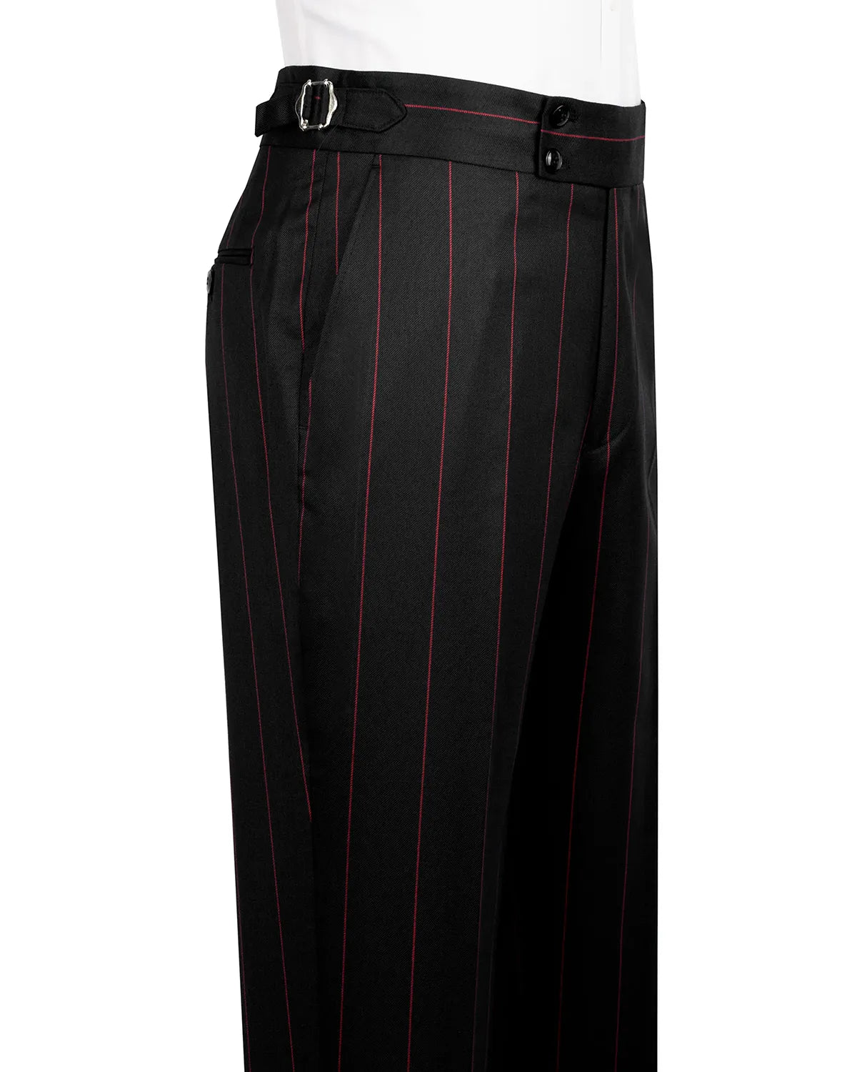 Bold Striped Double-breasted 2-piece Suit