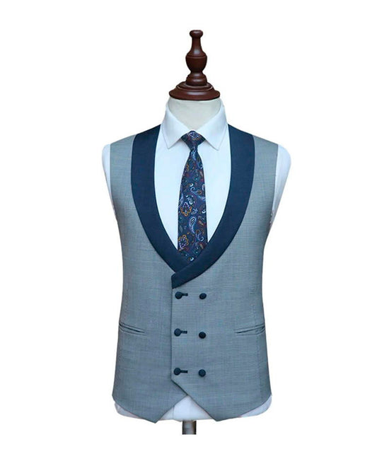 Men's Classic Peak Lapel 3-piece Suit