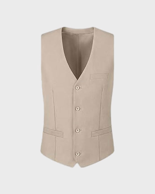 Costume gris 2 pièces à revers pointus et 2 boutons