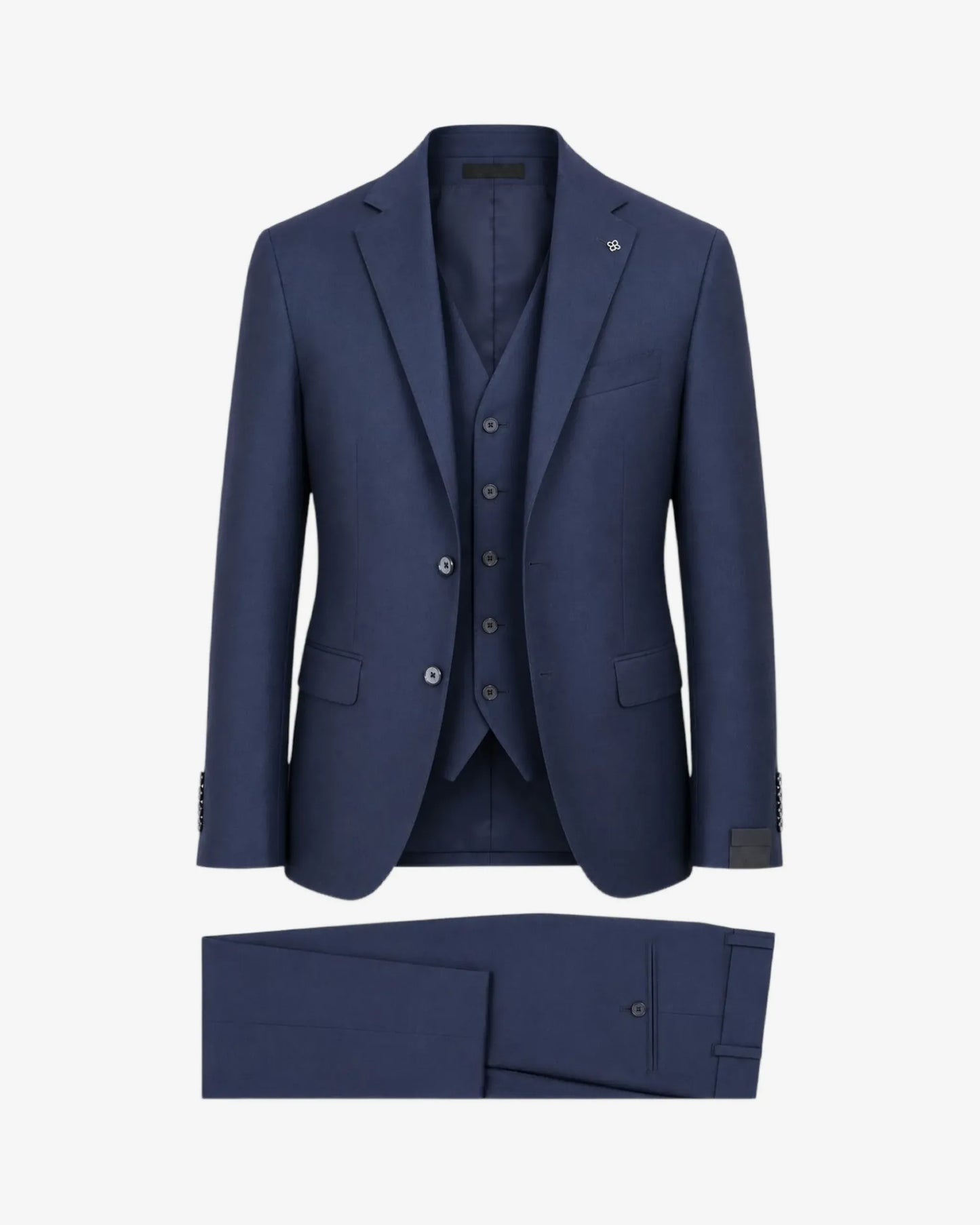 Men's Notch Lapel 3-piece Suit