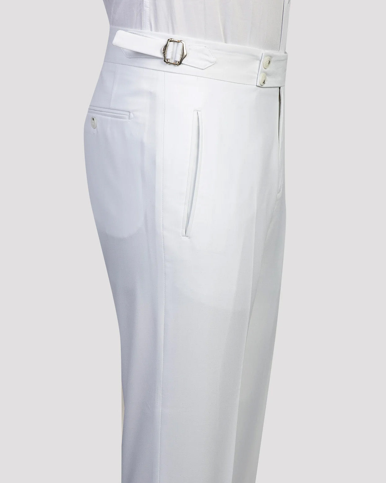 White Three-Piece Suit for Men – Slim Fit Peak Lapel Wedding & Formal Tuxedo Set