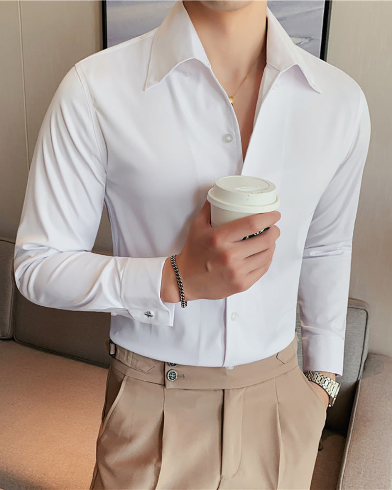 Chemise blanche sans poche