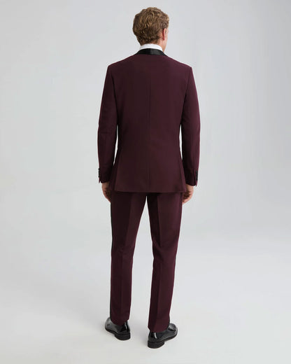 Men's 2 Piece Tuxedo in Burgundy