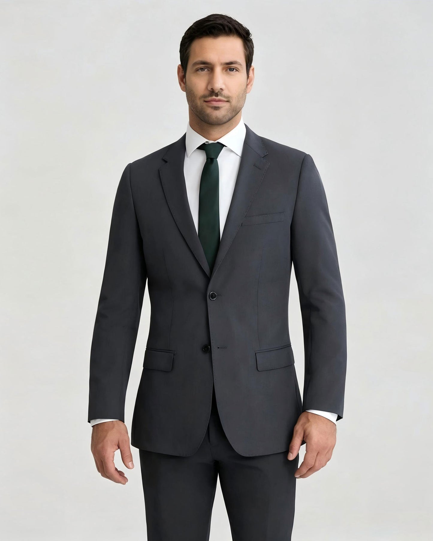 Men's Notch Lapel 2 Piece Suit