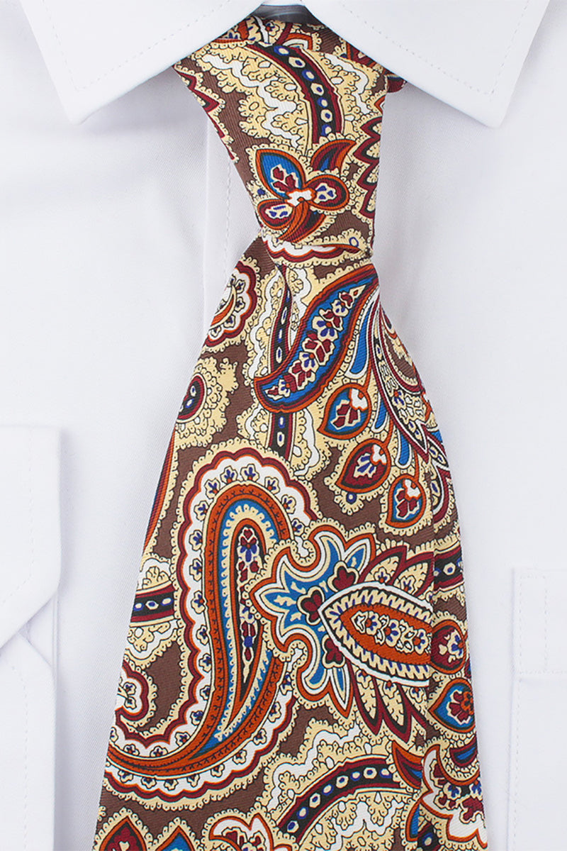 Blaue Premium Petite-Krawatte mit Blumenmuster 