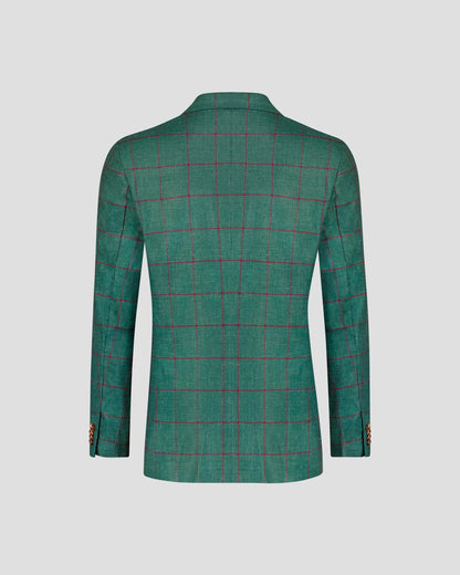 Green Peak Lapel Double-breasted 2-piece Suit