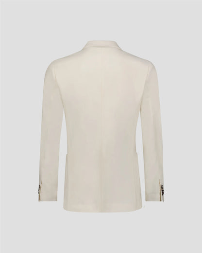 White 2-piece Peak Lapel double-breasted suit