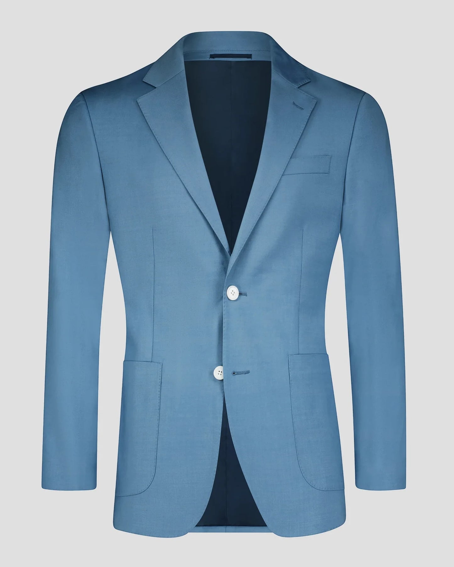 Ice Blue Notch Lapel 2-piece Suit