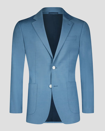 Ice Blue Notch Lapel 2-piece Suit