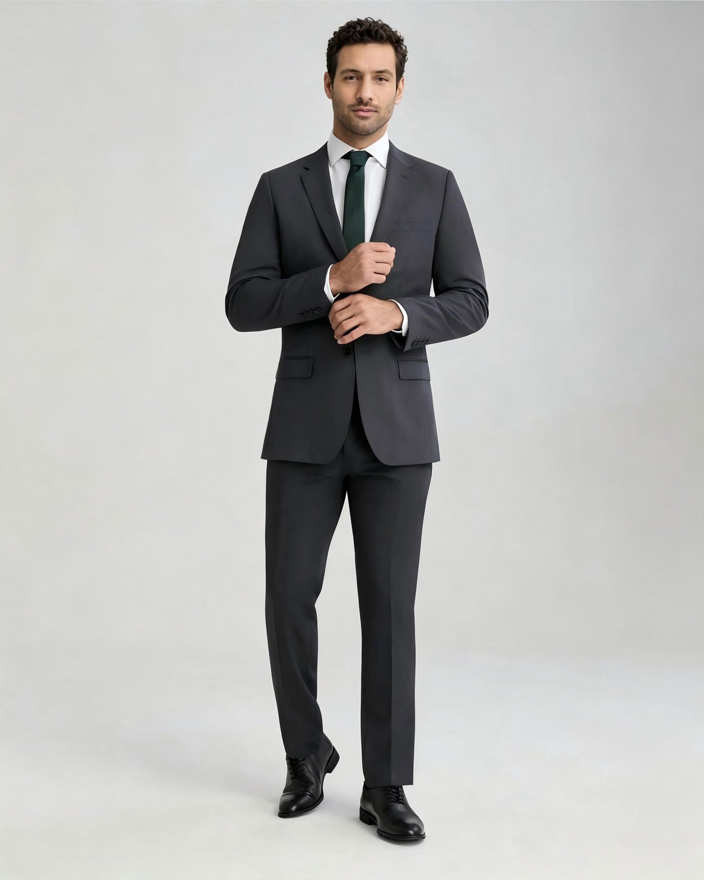 Men's Notch Lapel 2 Piece Suit