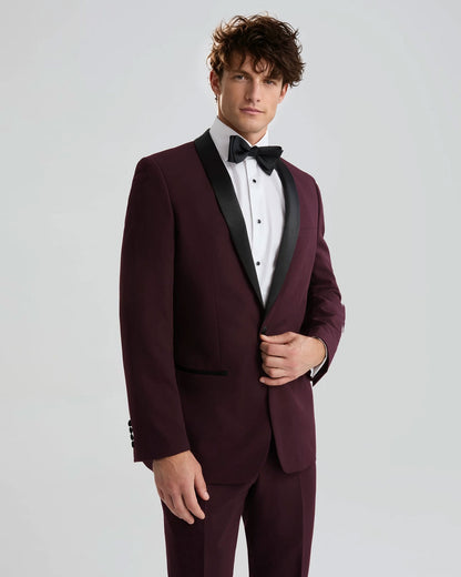 Men's 2 Piece Tuxedo in Burgundy