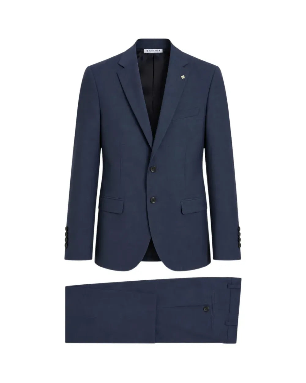 Two-button Notch Lapel 2 Piece Suit