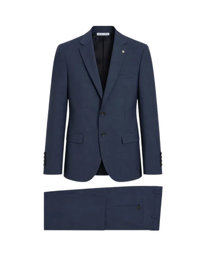 Two-button Notch Lapel 2 Piece Suit