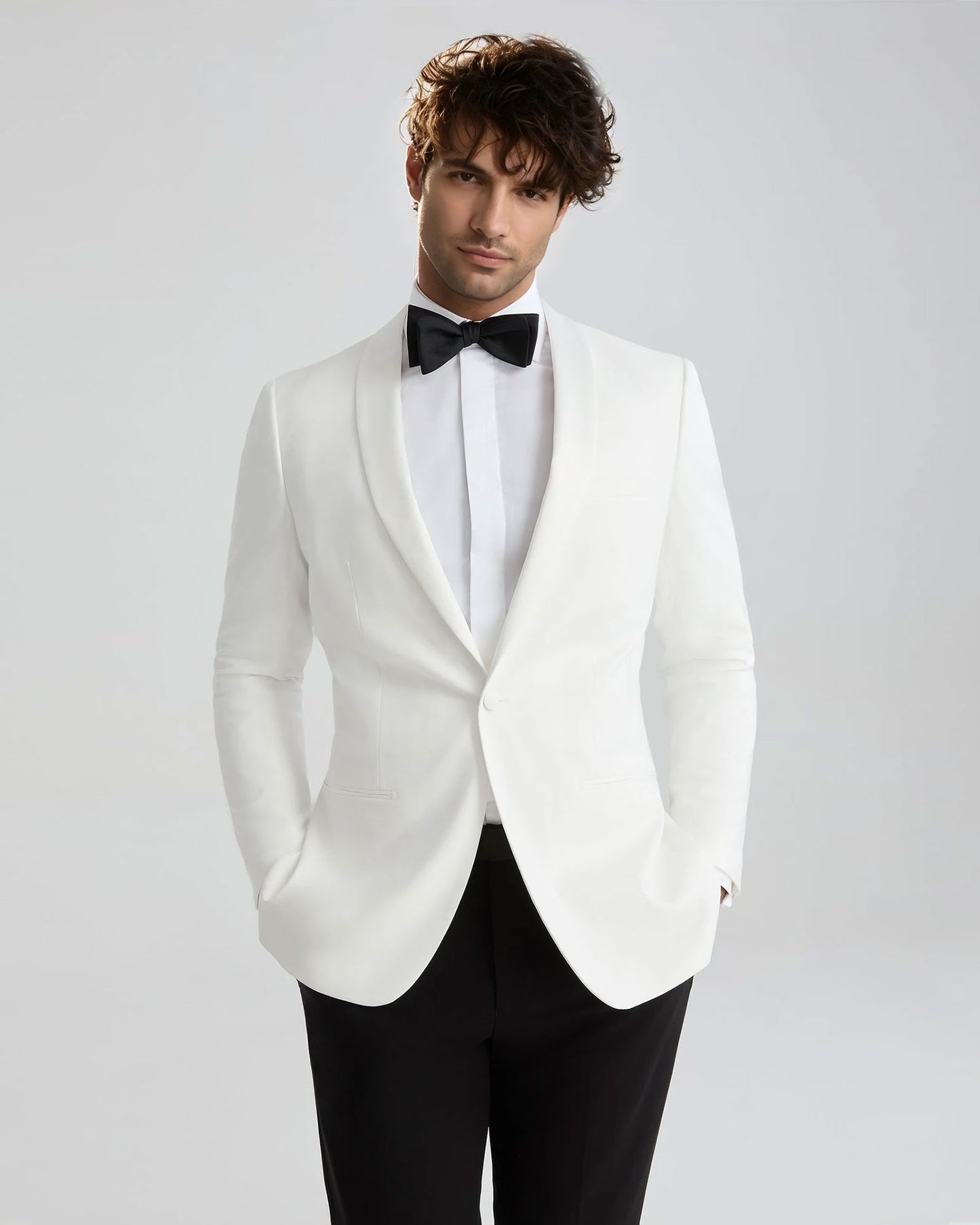 Men's 2 Piece Blazer Tuxedo in White