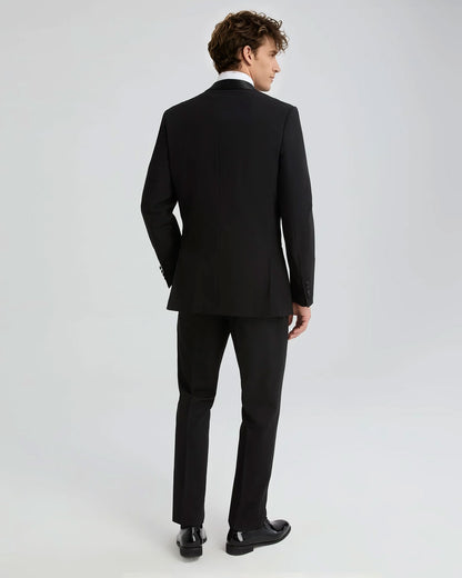 Men's Shawl Lapel 2 Piece Tuxedo in Black