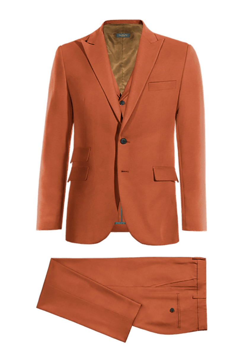 Apricot Modern Fit 3-Piece Suit