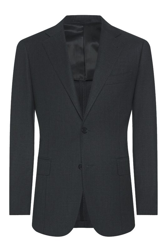 Asphalt Gray Regular fit 2 piece 2-Button Suit