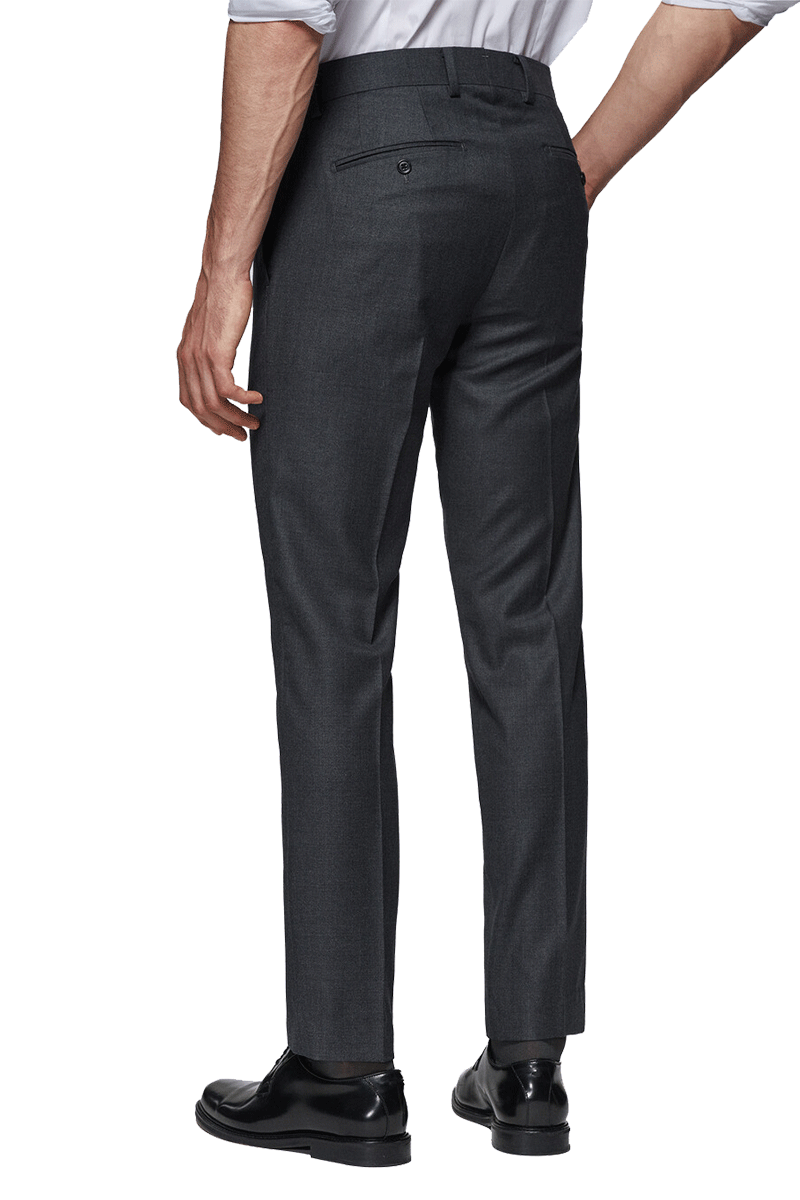 Asphalt Gray Regular fit 2 piece 2-Button Suit