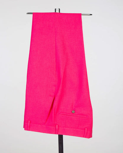 Double-breasted Pink 2-piece Tuxedo