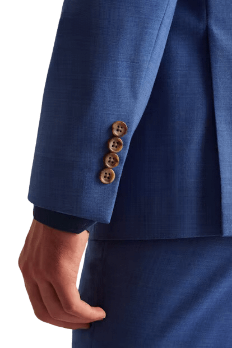 Sapphire Blue 2 Piece Notch Lapel 2-Button Suit
