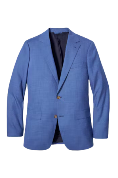 Sapphire Blue 2 Piece Notch Lapel 2-Button Suit