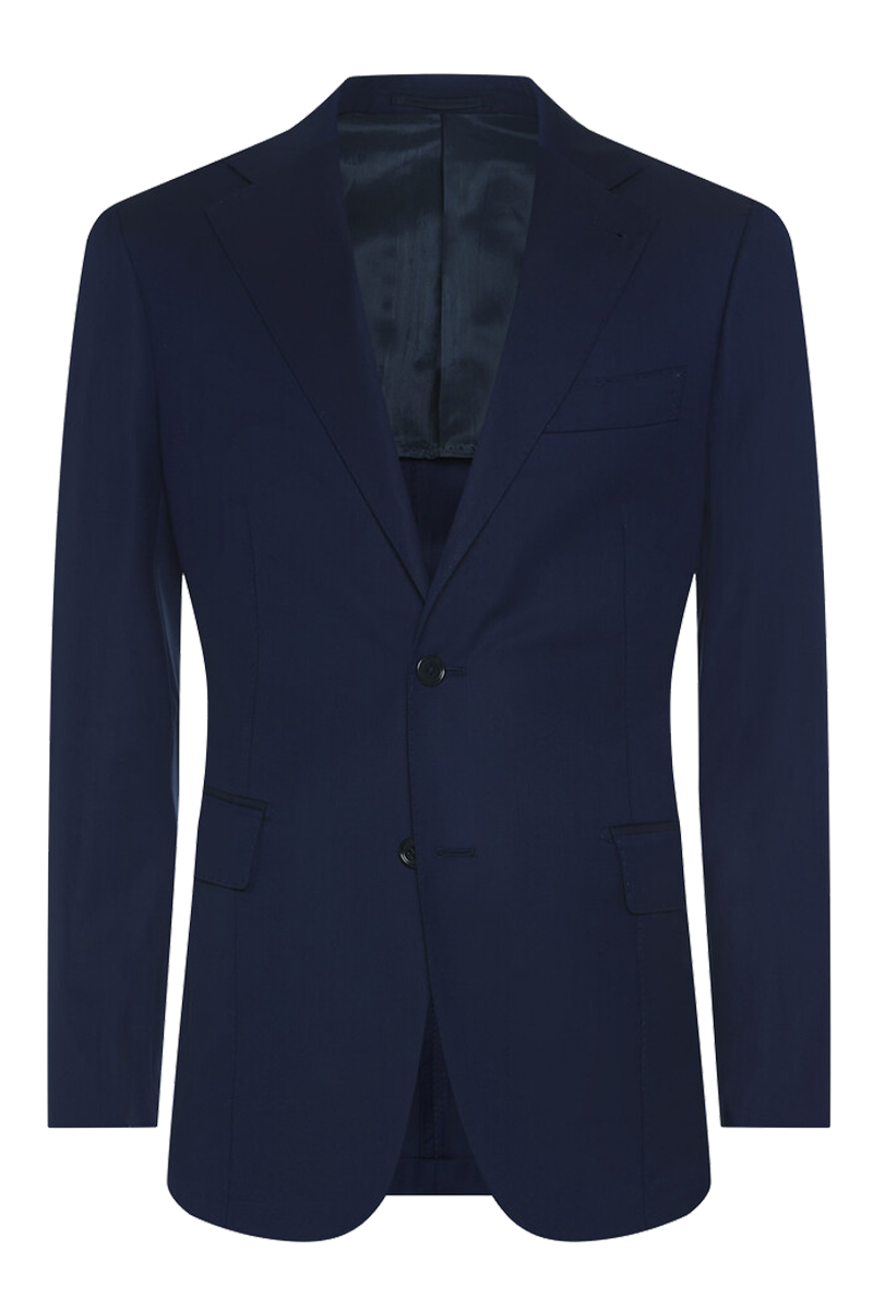 Basalt Blue Regular fit 2 piece 2-Button Suit