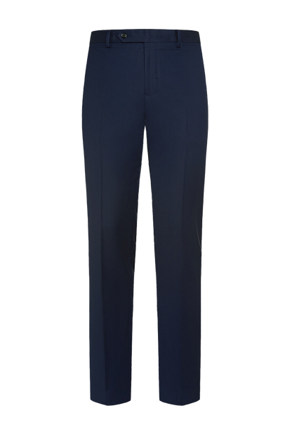 Traje de 2 piezas de corte regular y 2 botones en color azul basalto