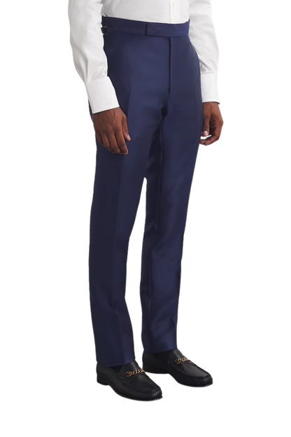 Costume bleu coupe régulière 2 pièces 2 boutons