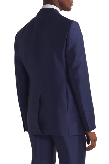 Costume bleu coupe régulière 2 pièces 2 boutons