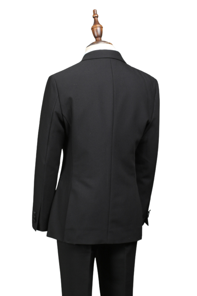 Black 1-Button Premium Slim Fit Suit