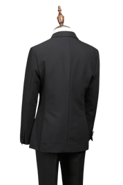 Black 1-Button Premium Slim Fit Suit