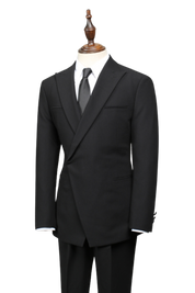 Black 1-Button Premium Slim Fit Suit