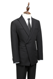 Black 1-Button Premium Slim Fit Suit