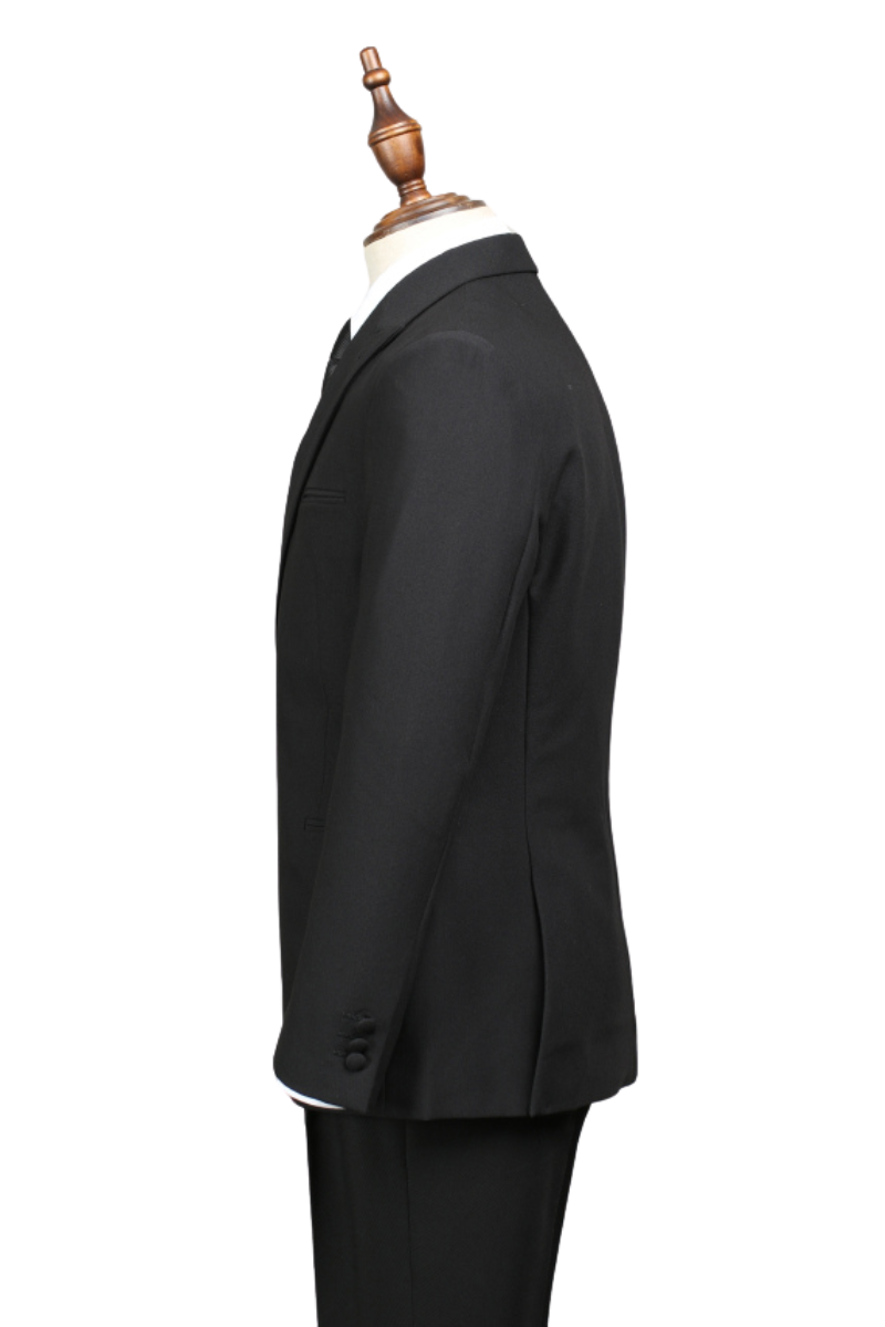 Black 1-Button Premium Slim Fit Suit