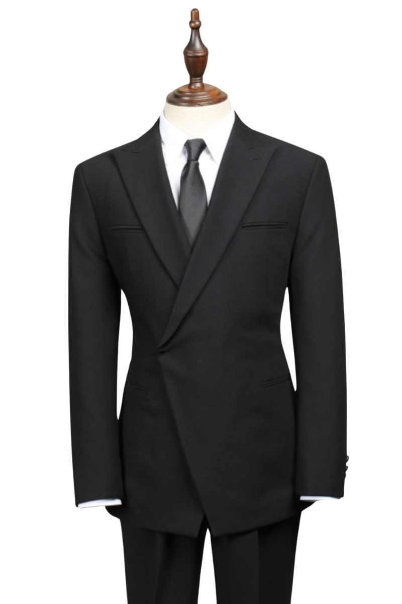 Black 1-Button Premium Slim Fit Suit