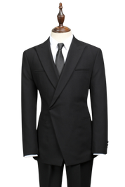 Black 1-Button Premium Slim Fit Suit