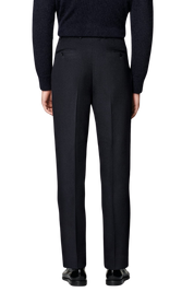 Black Modern Fit Wool Single Breasted Suit