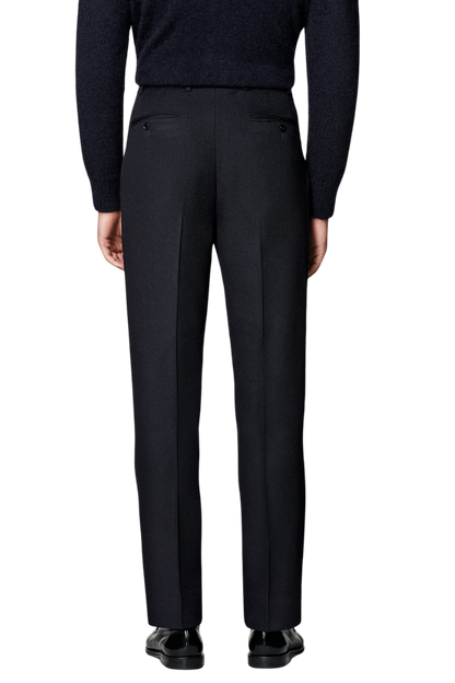 Black Modern Fit Wool Single Breasted Suit