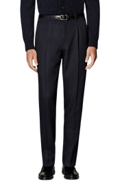 Black Modern Fit Wool Single Breasted Suit