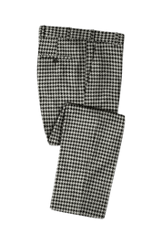 Black & White Houndstooth Tweed Suit