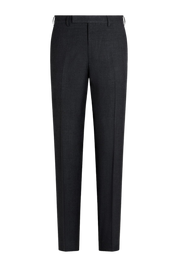 Black Wool Double Breasted 2-Piece Suit