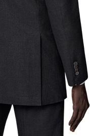 Black Wool Double Breasted 2-Piece Suit