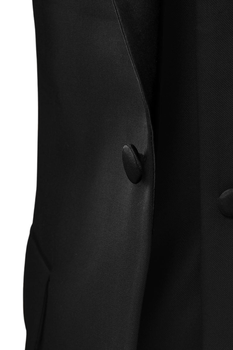 Black Wool Tuxedo 3-Piece Suit