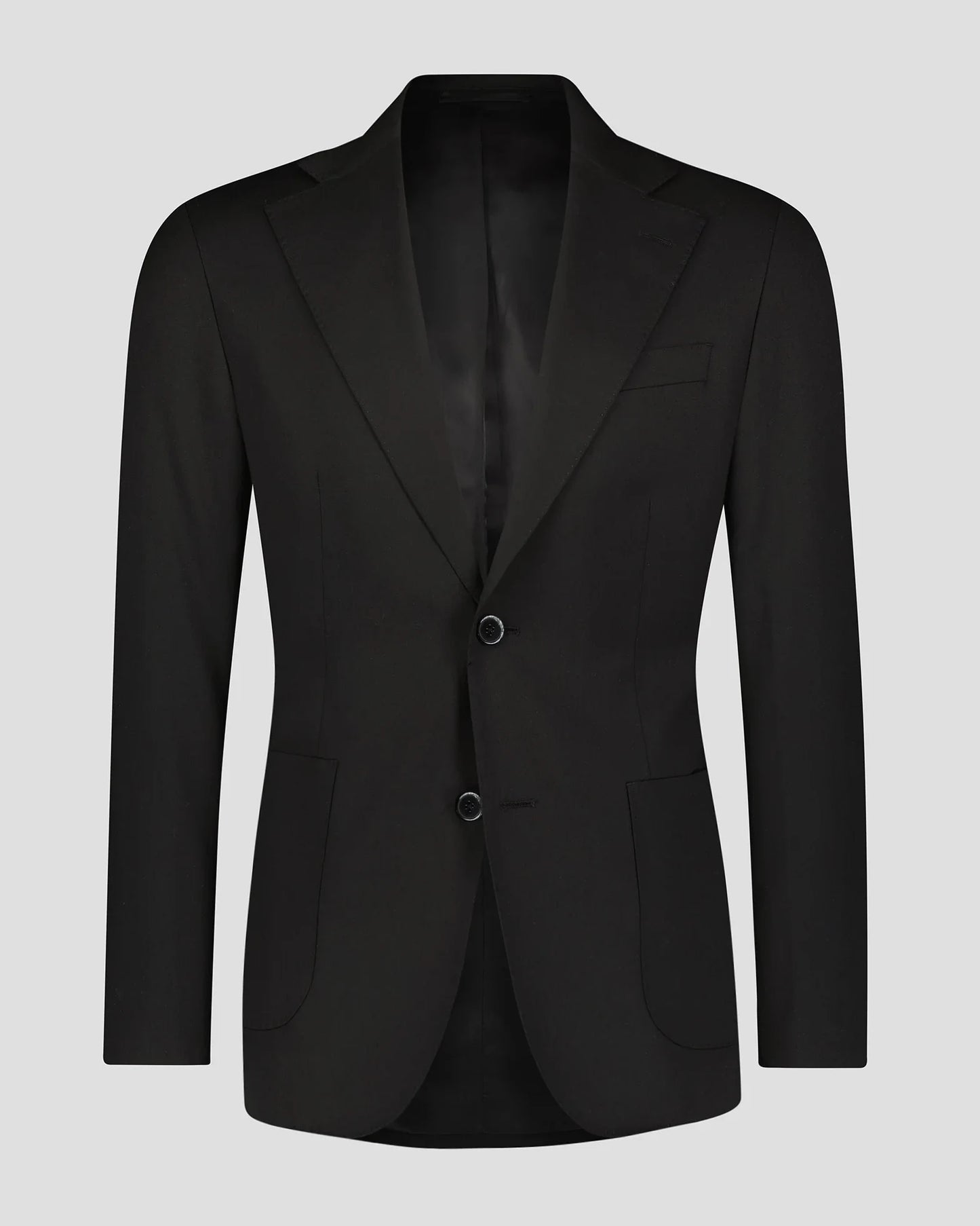 Black Notch Lapel 2-piece Suit