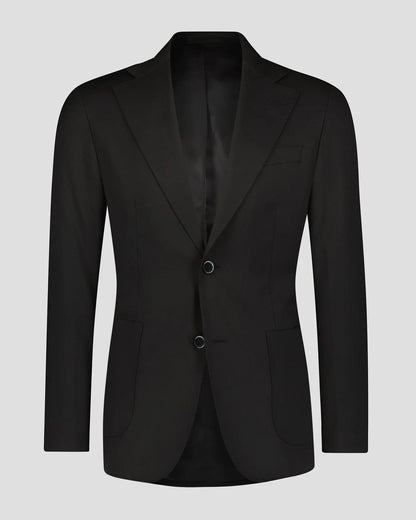 Black Notch Lapel 2-piece Suit
